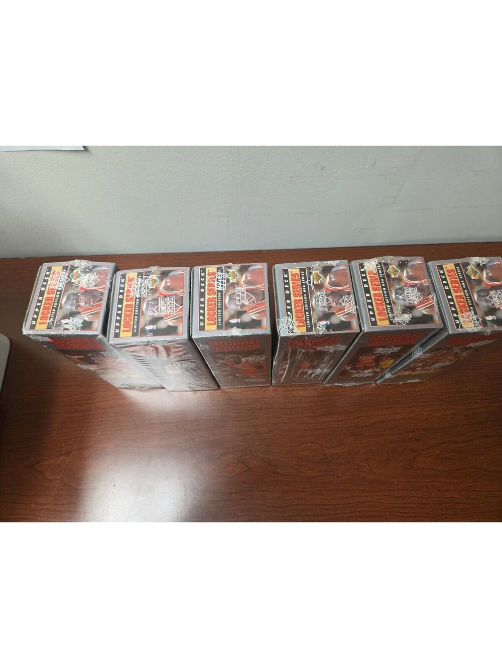 Michael Jordan Sealed 1991-92  Upper Deck Locker Boxes Set 1-6 Factory Sealed